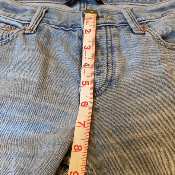 Abercrombie & Fitch Distressed Button Fly Light wash Women’s Jeans Size 26 - Picture 8 of 12